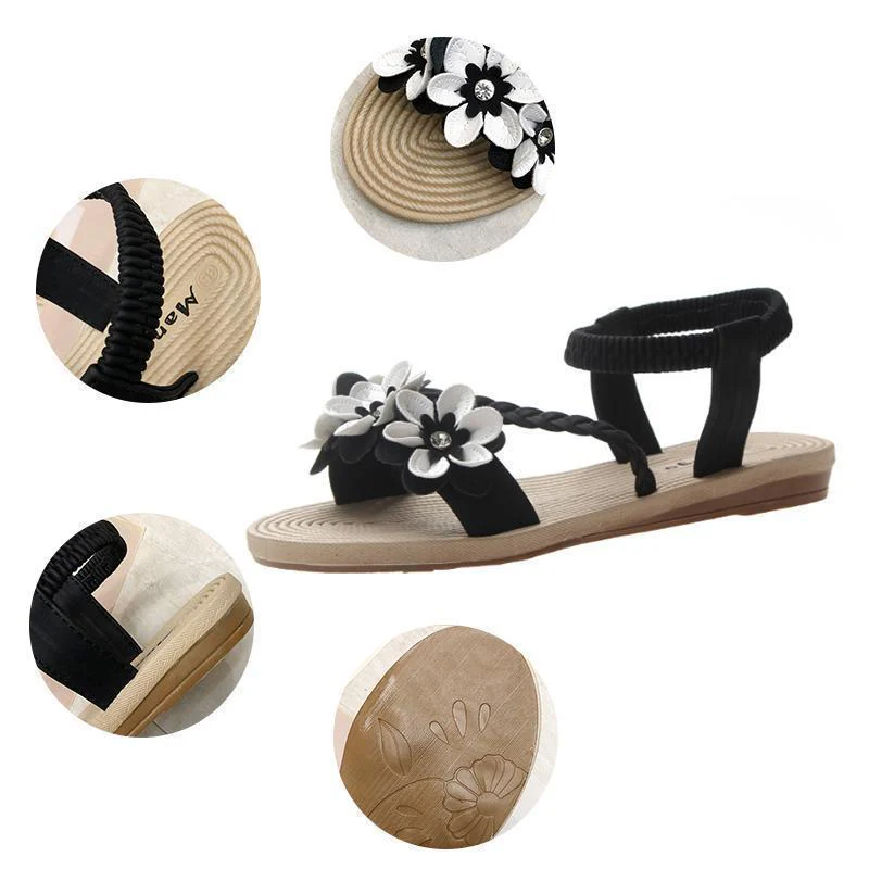 New Women's Sandals With Bohemian Flowers - Image 8