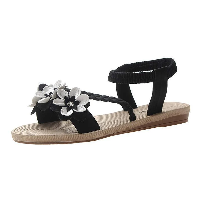 New Women's Sandals With Bohemian Flowers - Image 9