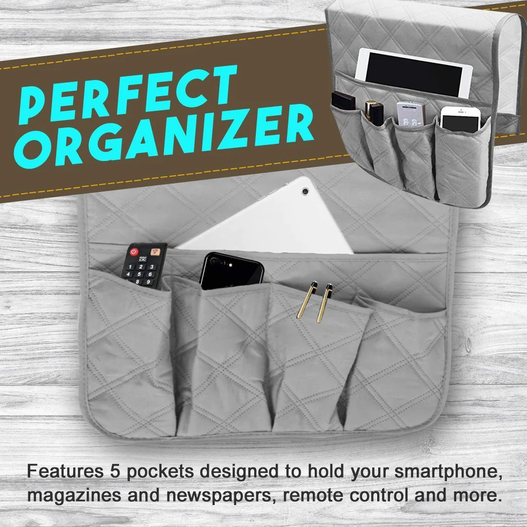 Non-Slip Sofa Couch Armrest Organizer - Image 4