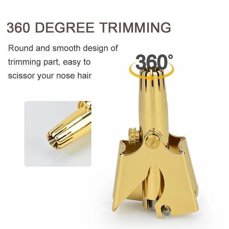 Manual Stainless Steel Nose Hair Trimmer - Image 5