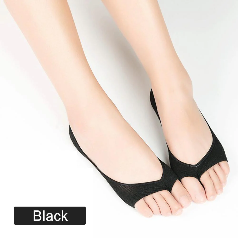Open-toed Silicone Pad Liner Socks - Image 5