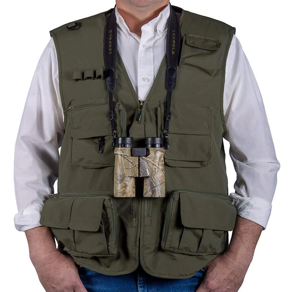 Outdoor Lightweight Mesh Fabric Vest with 16 Pockets - Image 3