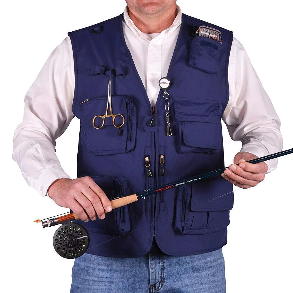 Outdoor Lightweight Mesh Fabric Vest with 16 Pockets - Image 4
