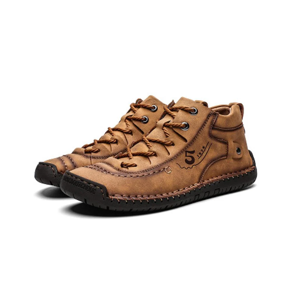 Outdoor Men Plus Velvet Boots Hiking Shoes - Image 3