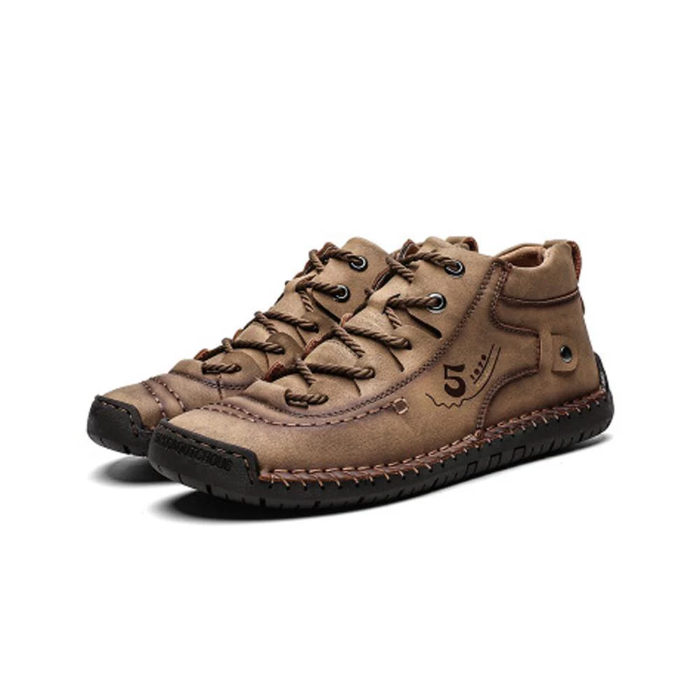 Outdoor Men Plus Velvet Boots Hiking Shoes - Image 4
