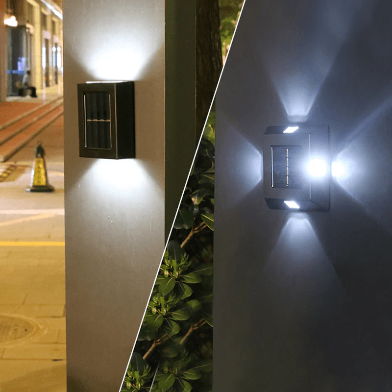 Outdoor Solar Wall Mount Path Lamp - Image 4