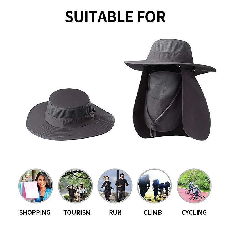 OUTDOOR SUNHAT-(Shape-able, Crush-able, Fold-able, Ultra Wind Resistant) - Image 9