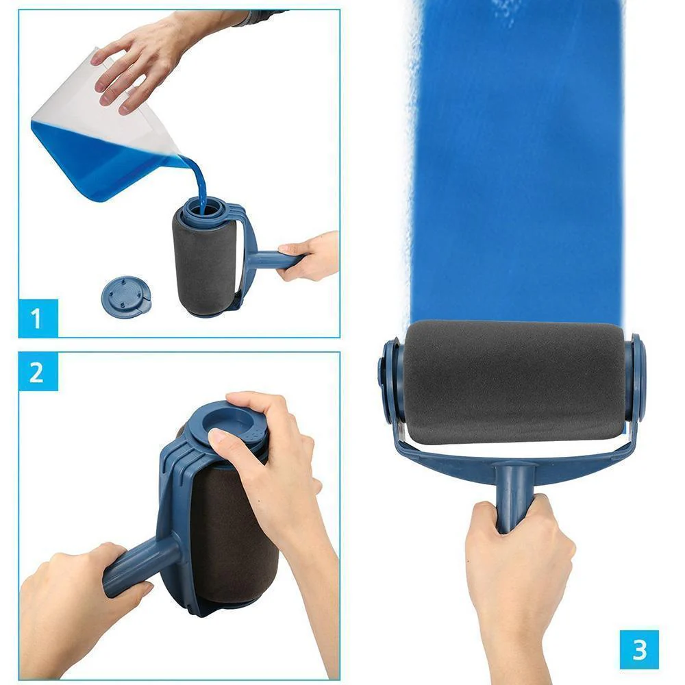 Paint Roller Brush Painting Handle Tool - Image 5