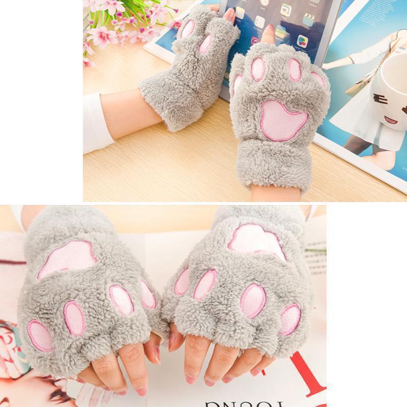 Paw Fingerless Gloves - Image 8