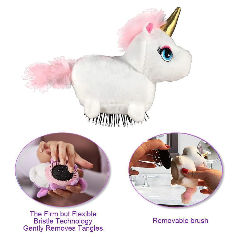 Pets Hair Comb The Detangling Brush in a Plush - Image 5
