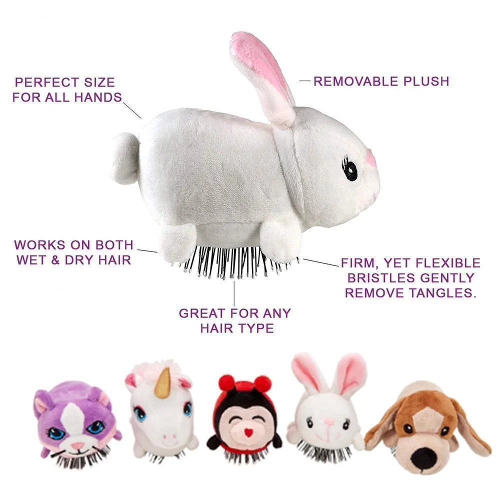 Pets Hair Comb The Detangling Brush in a Plush - Image 6