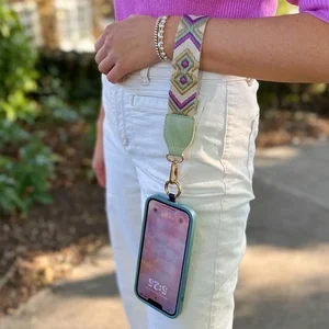 Phone Strap with Zippered Pouch - Image 3