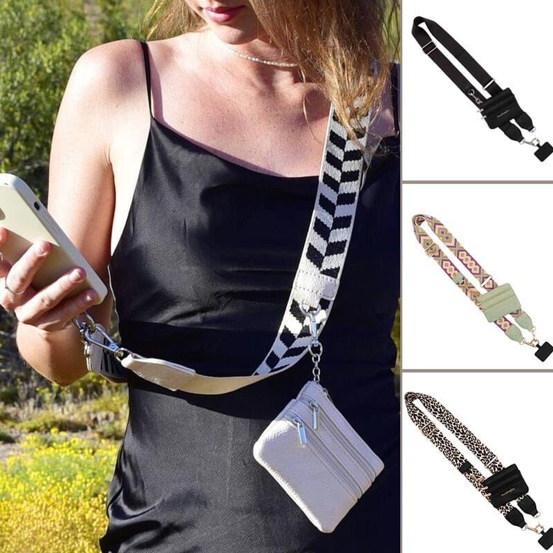 Phone Strap with Zippered Pouch - Image 4