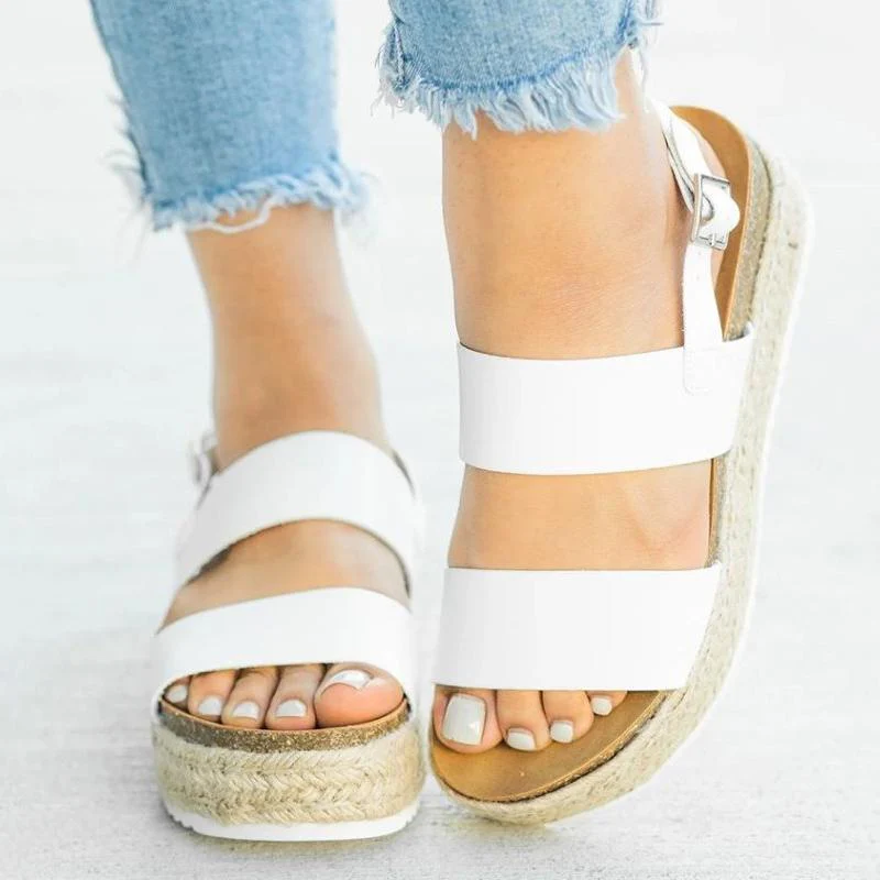 Platform Buckle Sandals - Image 6