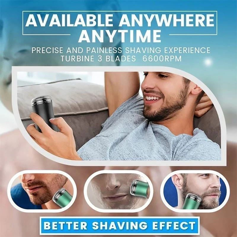 Pocket Size Washable Electric Razor - Image 5