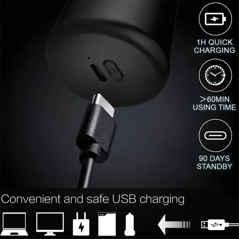 Pocket Size Washable Electric Razor - Image 7