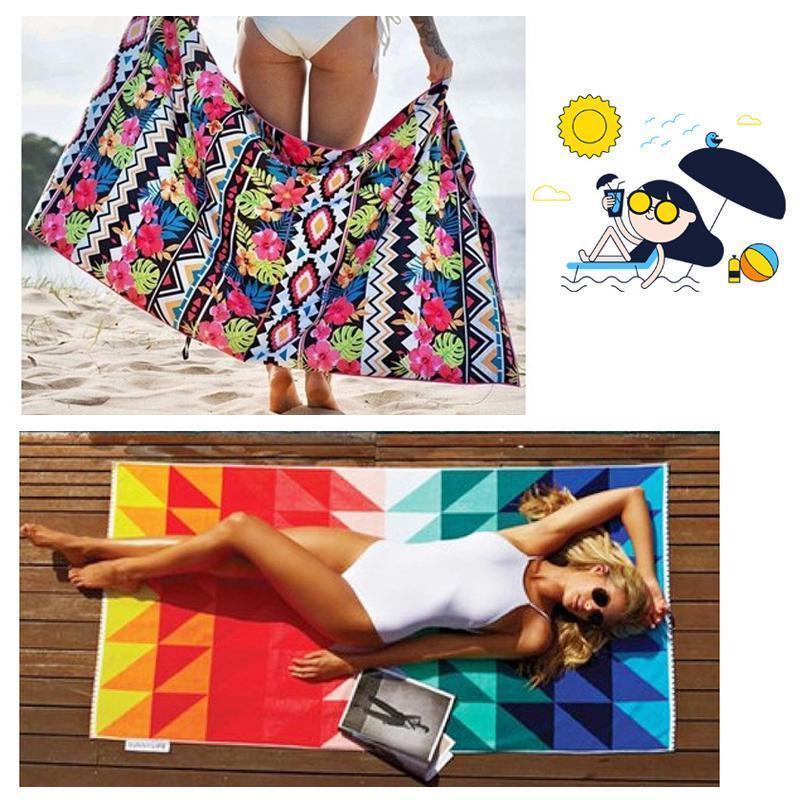 Polyester Beach Towel - Quick Dry, Sand Free - Image 2