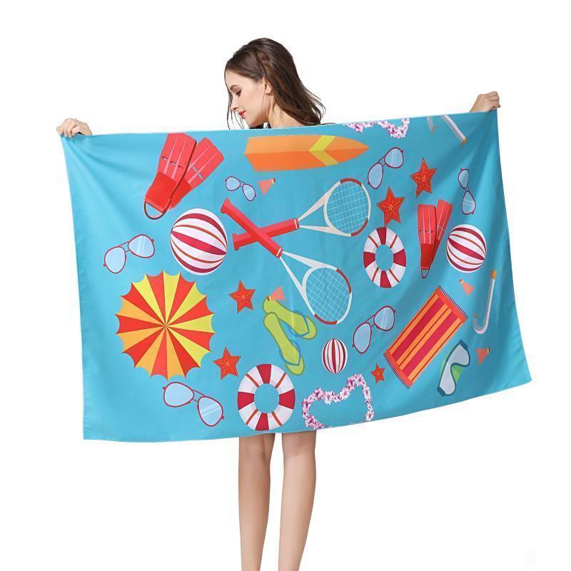 Polyester Beach Towel - Quick Dry, Sand Free - Image 3