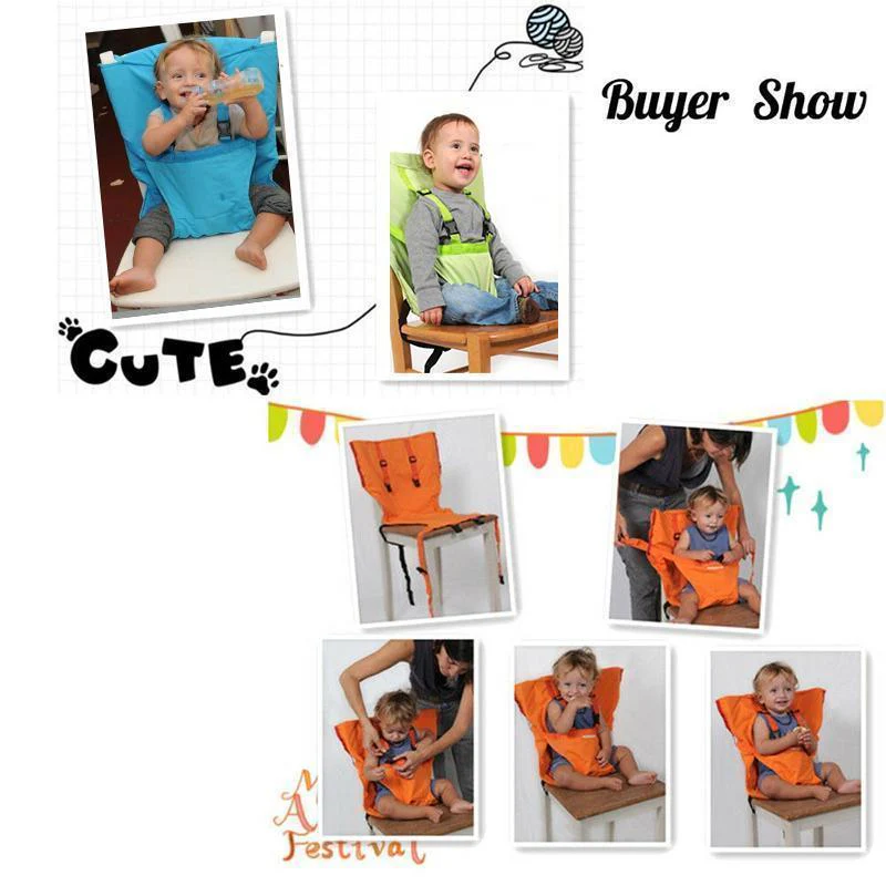 Portable Cotton Baby Seat Travel Chair - Image 3