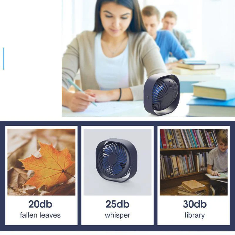 Portable Desktop Table Cooling Fan - Image 7