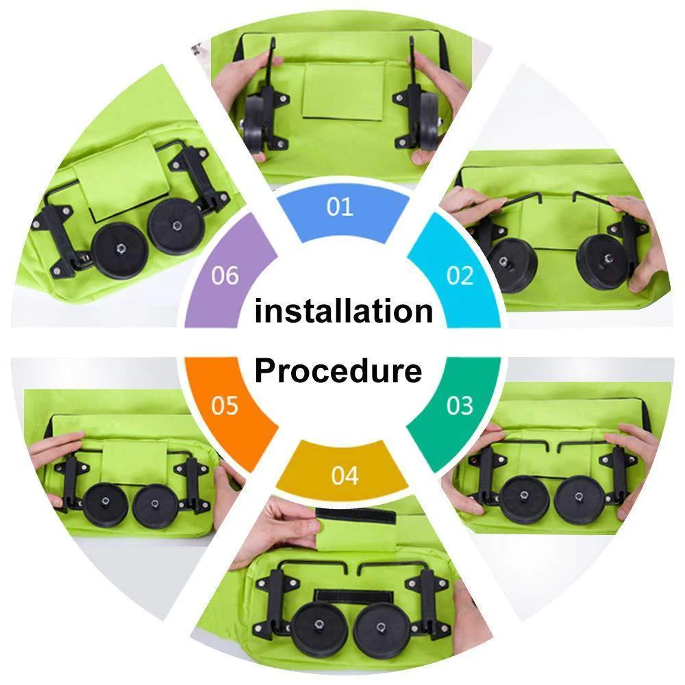 Portable Foldable Shopping Cart - Image 6