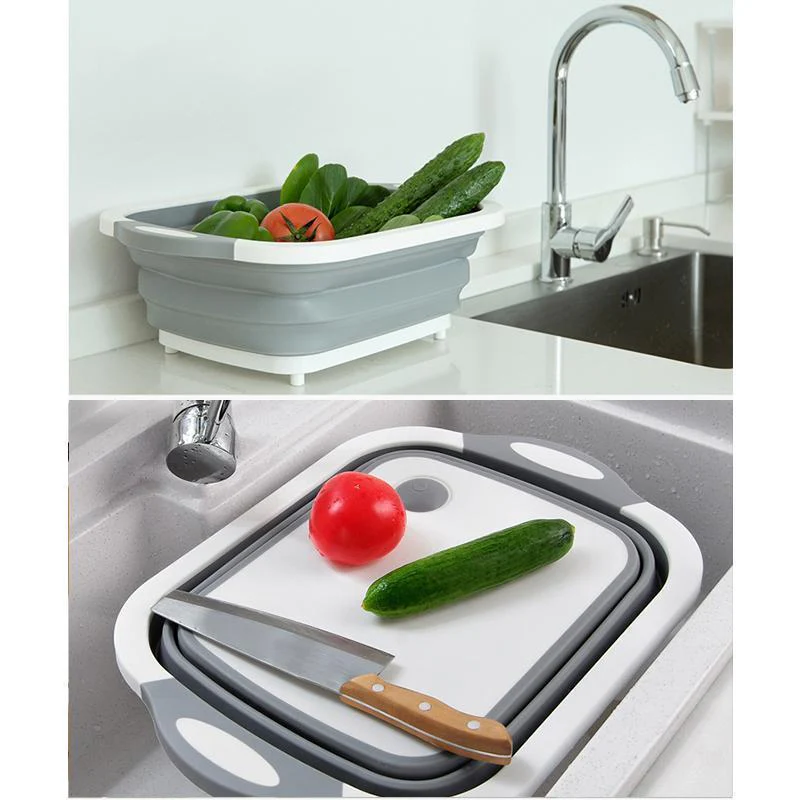 Portable Multi-function Collapsible Dish Tub - Image 3