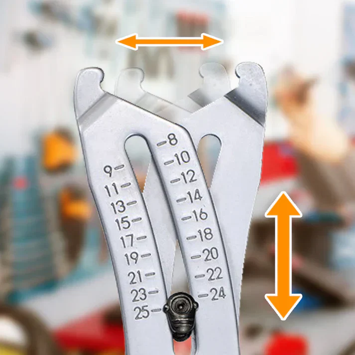 Portable Precise Thread Size Checker Keychain - Image 6