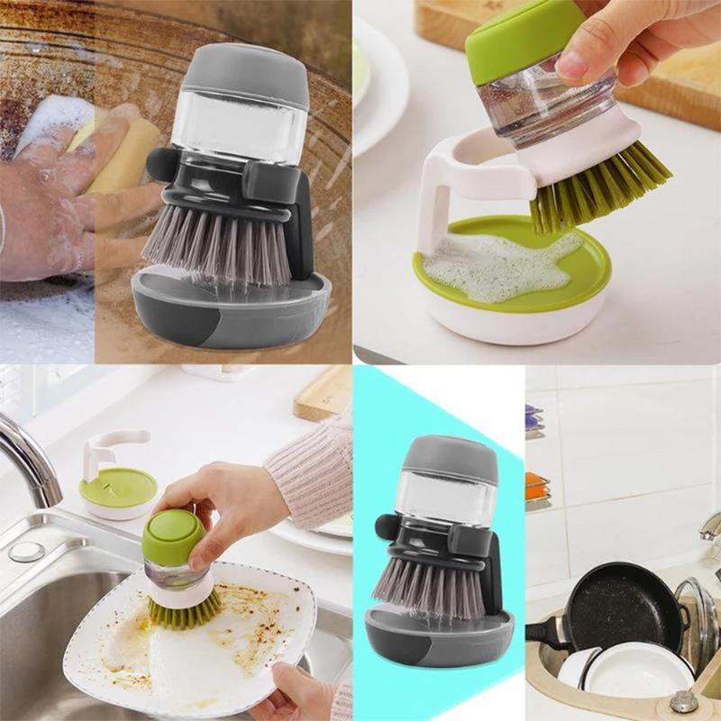 Press-type Dishwashing Brush - Image 8