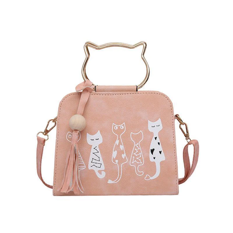 Printed kitten handbag - Image 12