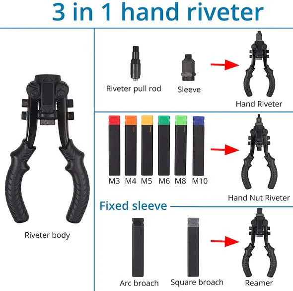 Professional 3 in 1 Heavy Duty Rivet Gun Set🔥Last Day 50% OFF Promotion🔥 - Image 4