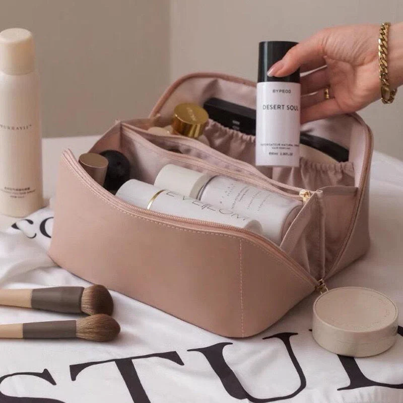 PU Portable Travel Cosmetic Storage Bag - Image 3