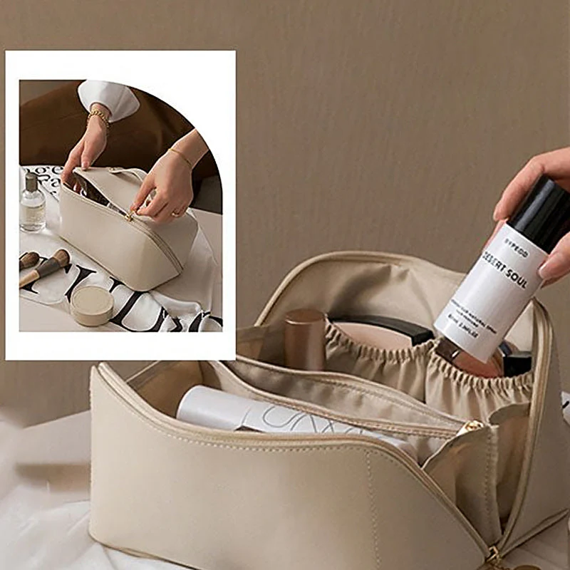 PU Portable Travel Cosmetic Storage Bag - Image 7