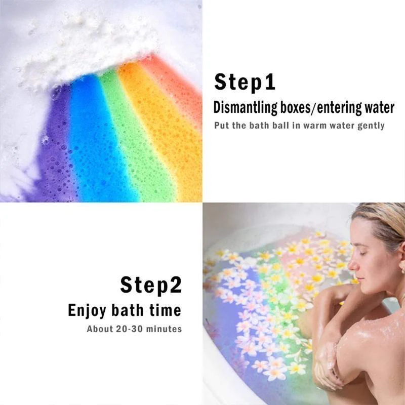Rainbow Bath Bomb - Image 4