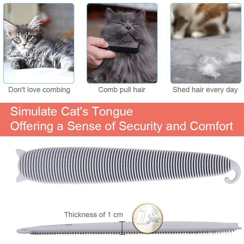 Relaxing Cat Tongue Massage Brush - Image 5