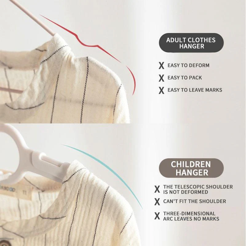 Retractable Hanger for children (10 PCs) - Image 2