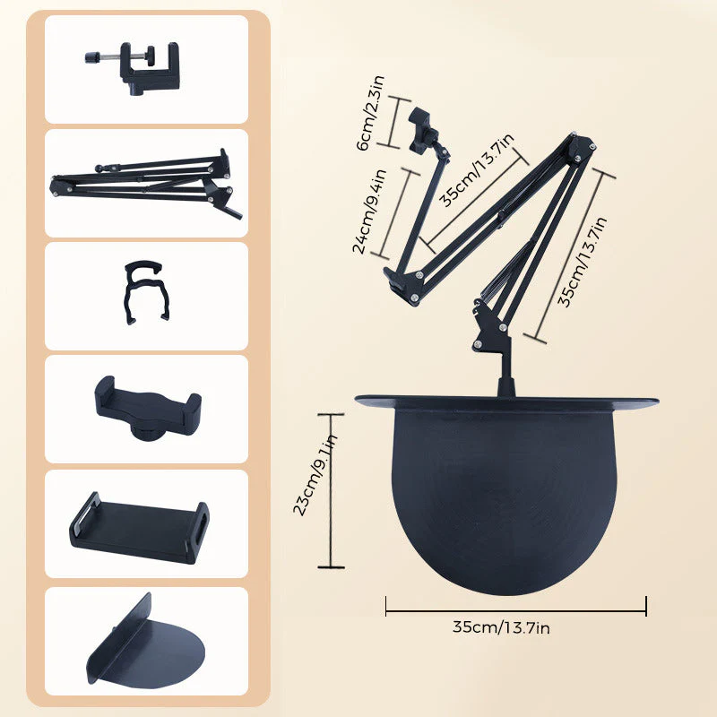 Retractable Hidden Bedside Phone Tablet Holder - Image 15