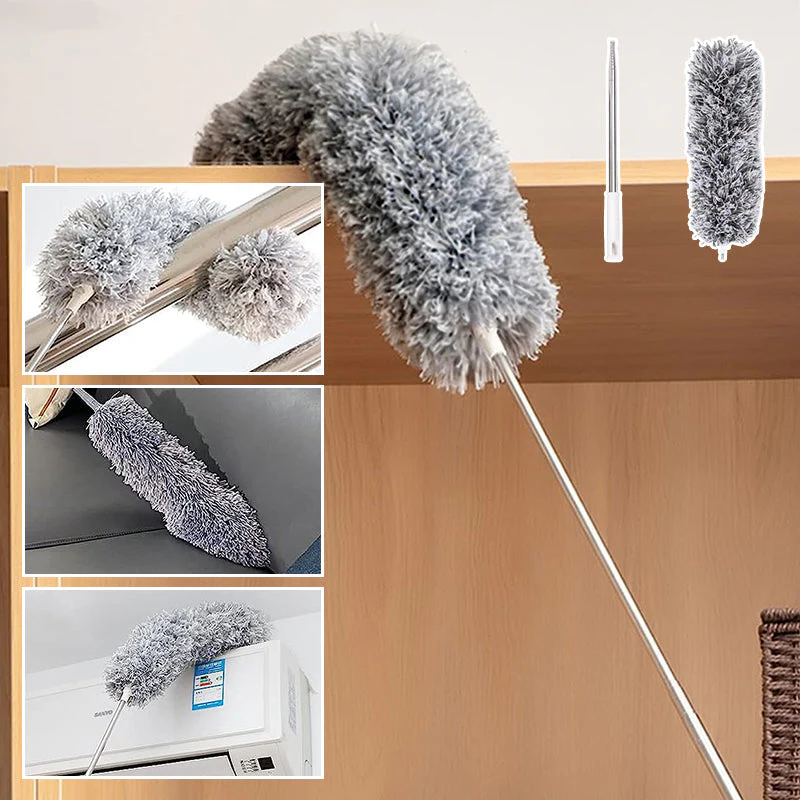 Retractable Washable Curved Microfiber Duster - Image 15