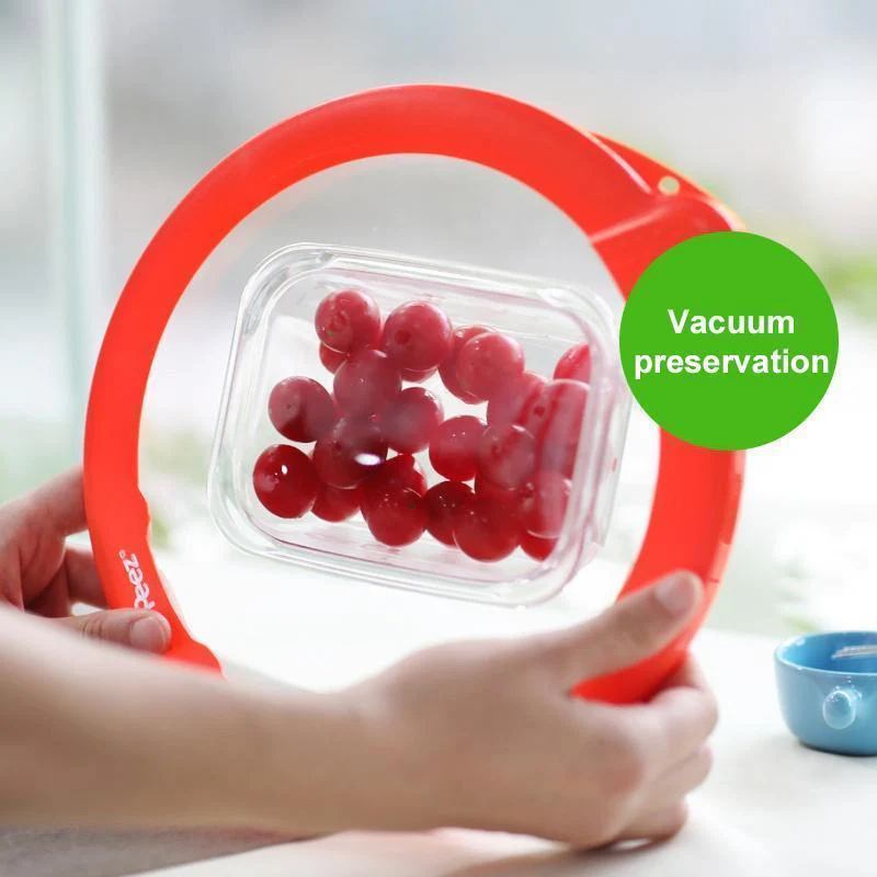 Reusable Fresh-keeping Silicone Lids - 5 pieces - Image 6