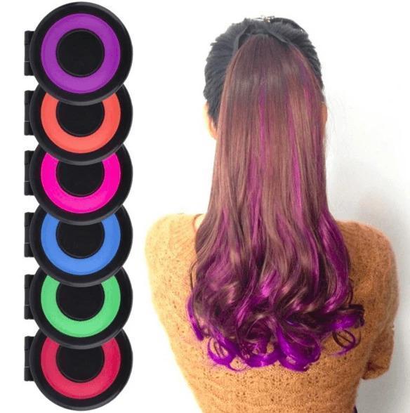 Reusable & Washable Fast Hair Dye Set (6 colors) - Image 2