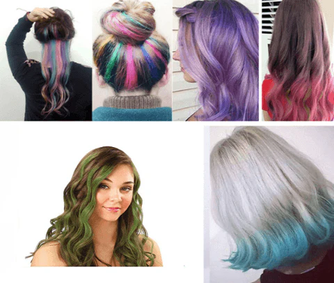 Reusable & Washable Fast Hair Dye Set (6 colors) - Image 4