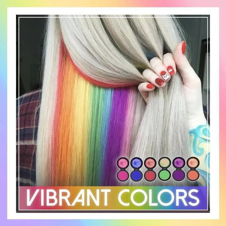 Reusable & Washable Fast Hair Dye Set (6 colors) - Image 6