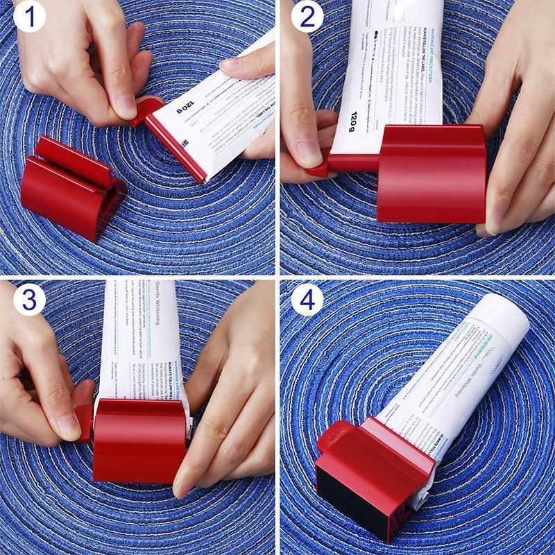 Rolling Tube Toothpaste Squeezer Toothpaste Holder Stand - Image 5