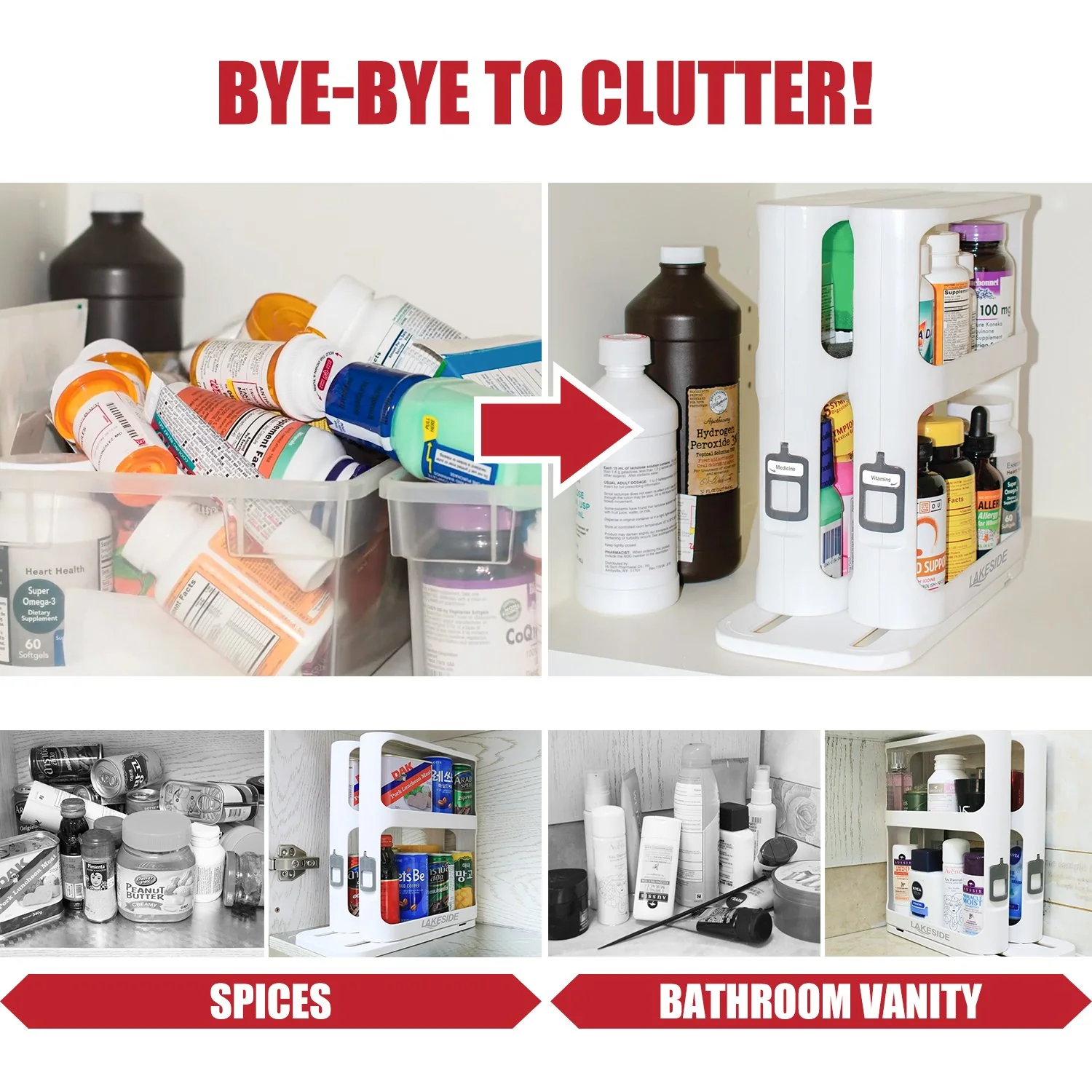 LAKESIDE™ Rotating Spice Rack Organizer - Image 6