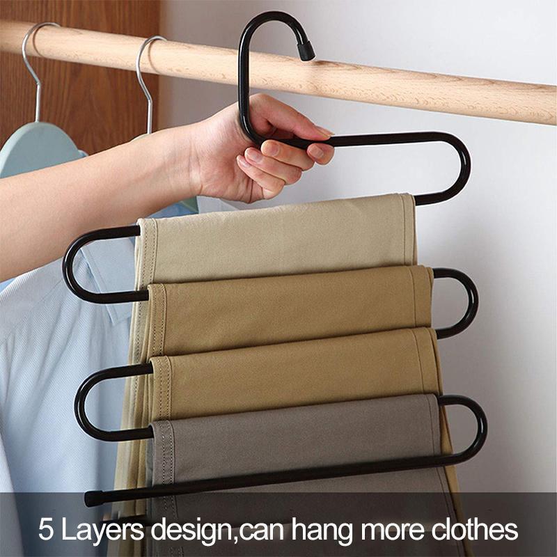 S-Shape Stainless Steel Clothes Hangers - Image 4
