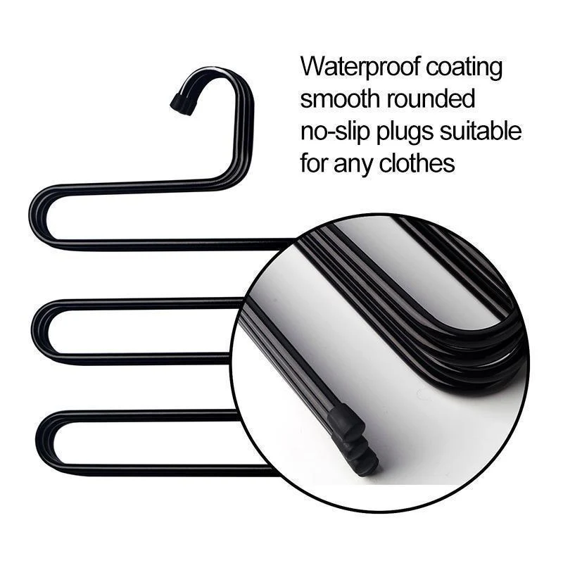 S-Shape Stainless Steel Clothes Hangers - Image 6