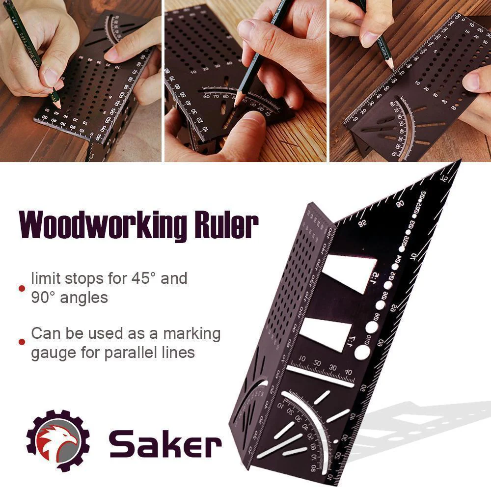 Saker® 90 Degree Alloy Material Carpenter's Tool - Image 2