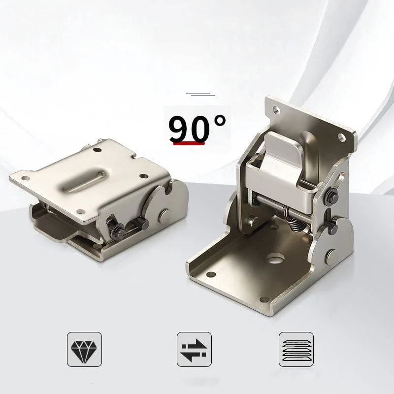 Saker 90 Degrees Self-locking Folding Hinge Anti-corrosion Invisible Connector - Image 8