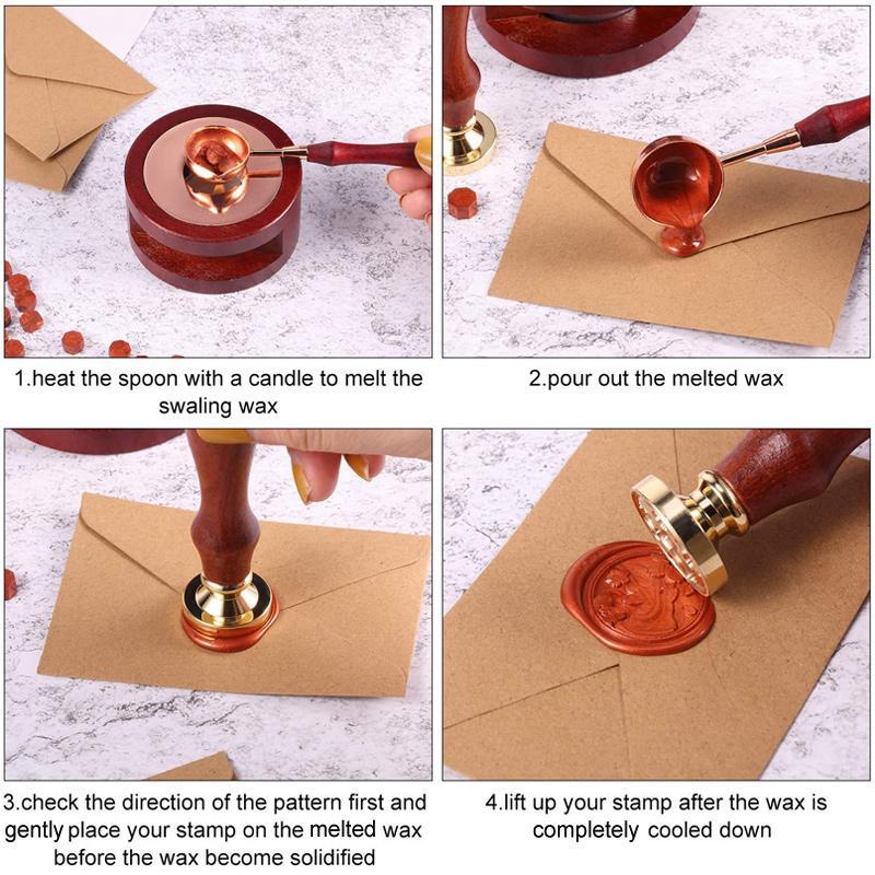 Sealing Spoon & Wax Seal Stamp - Image 6