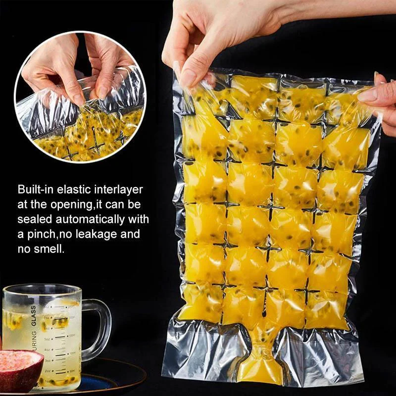 Self-Sealing Ice Cube Shaped Bags - Image 3