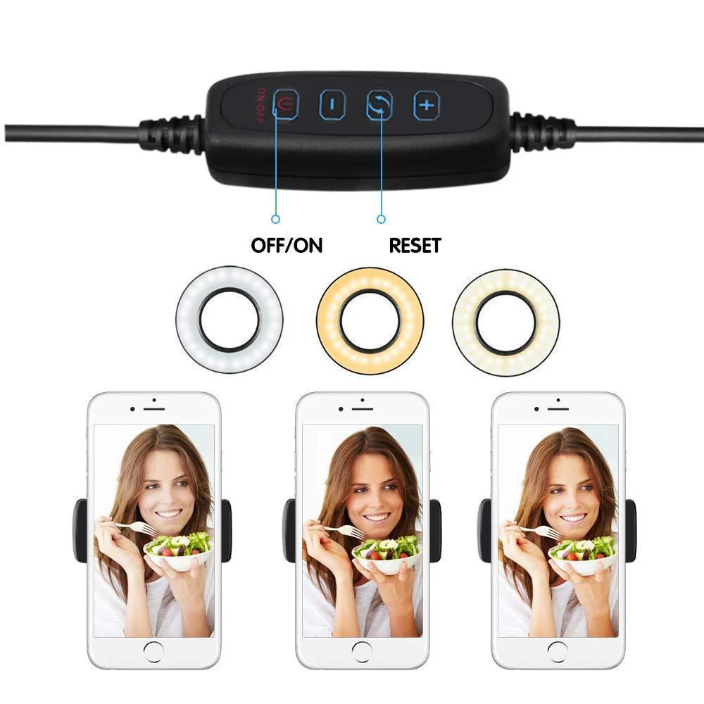Selfie Ring Light with Cell Phone Holder Stand - Image 5